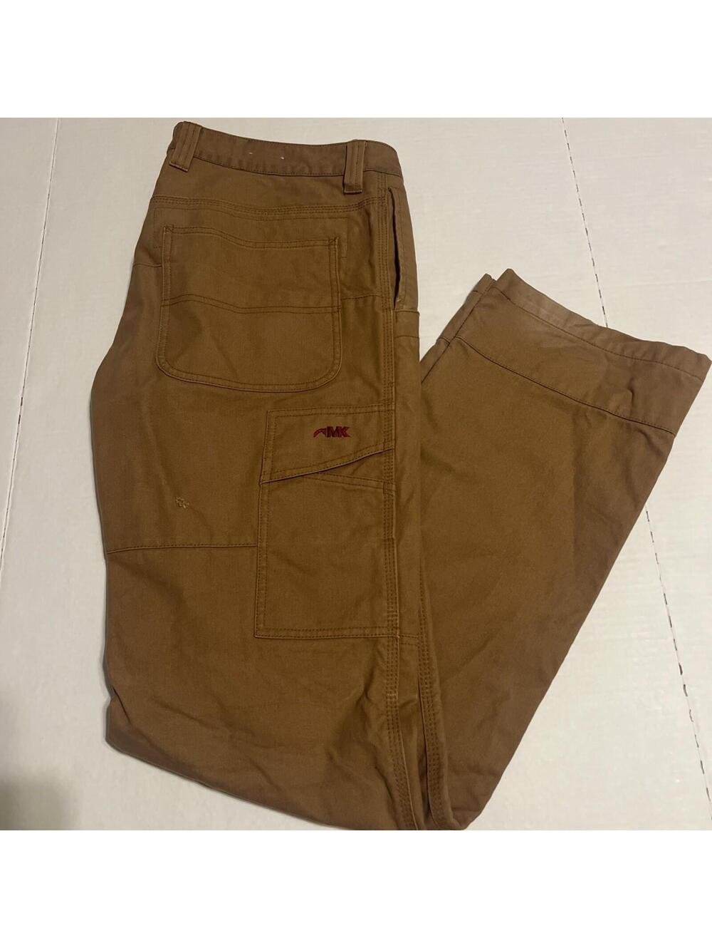 Mountain Khakis Double Knee Canvas Work Pants Men’s 34x36 Slim Fit.